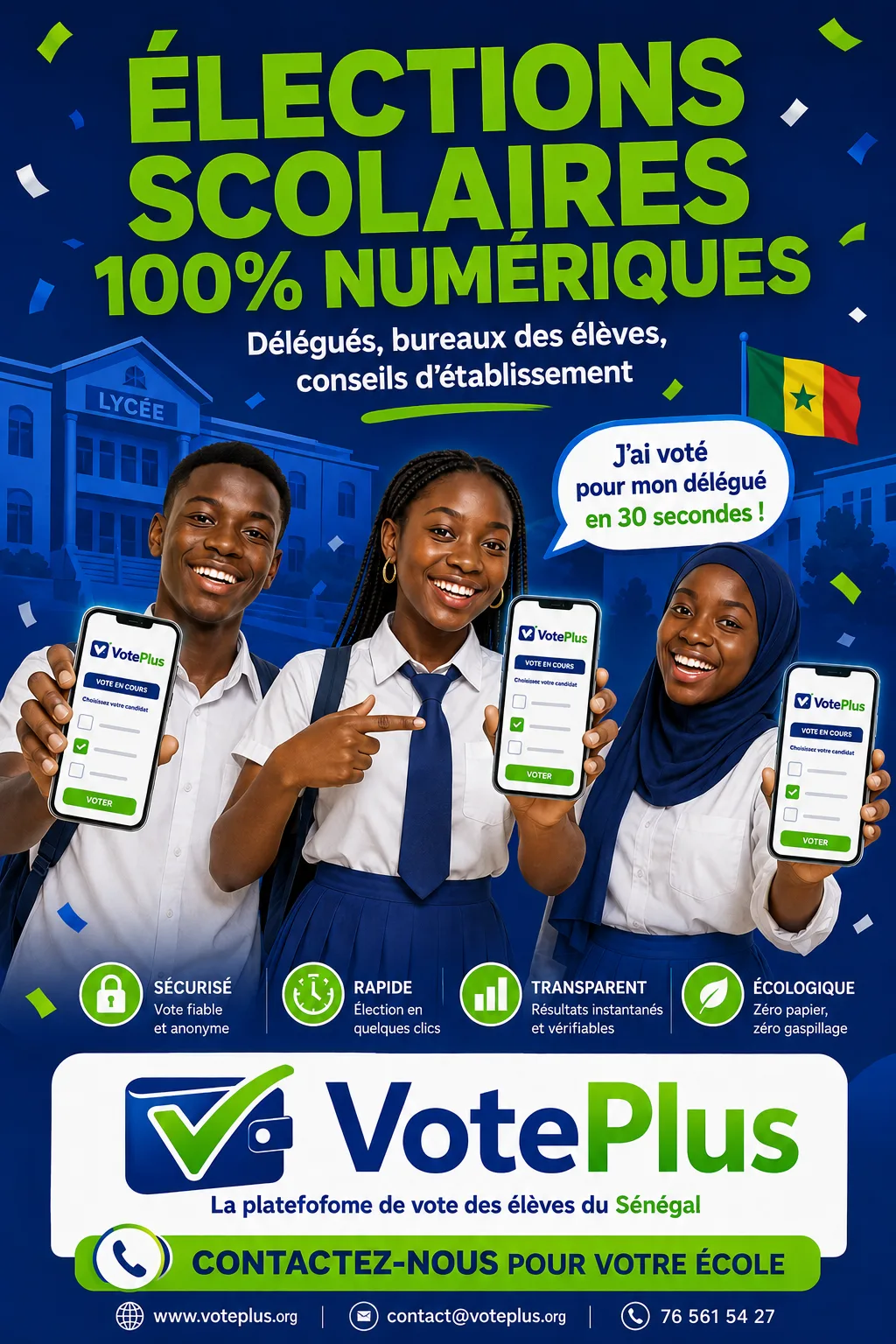 VotePlus : plateforme de votes & soutien
