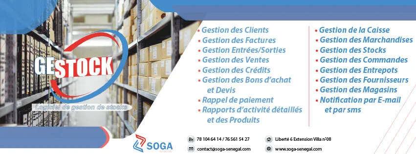 Gestock : gestion de stocks et facturation
